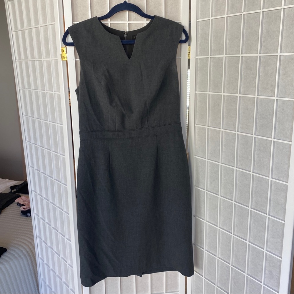 The Limited Grey Suit Dress